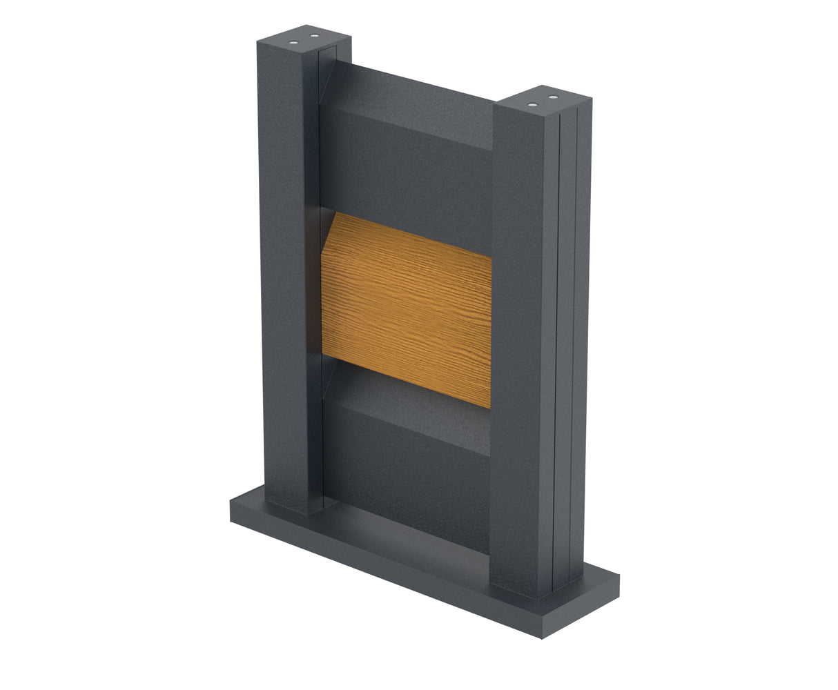 Kerítésminta 0,3x0,4m szabadon álló lamellás lamellákhoz FG/L1S20x105