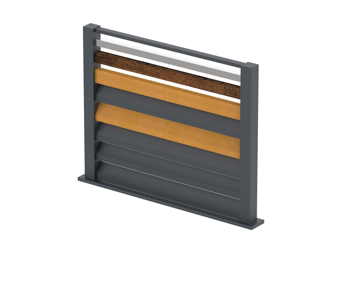 1x0,9m szabadon álló kerítésminta