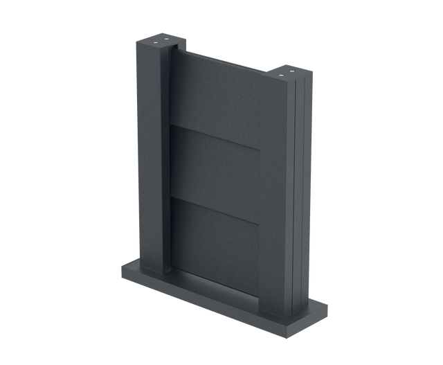 Kerítésminta 0,3x0,4m szabadon álló lamellás lamellákhoz FG/L8x120