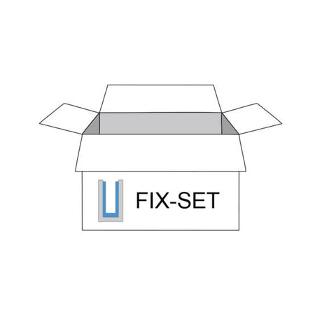 Ékelő és tömítő szett síküveghez