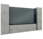 Aluminum fences with full filling