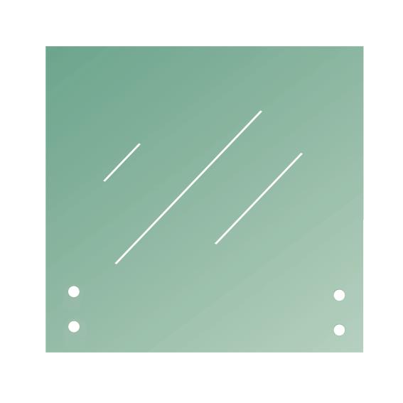 Színtelen laminált/edzet síküveg