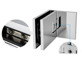 Sárgaréz zsanér üvegajtóra+falra-rozsdam.SwingPro