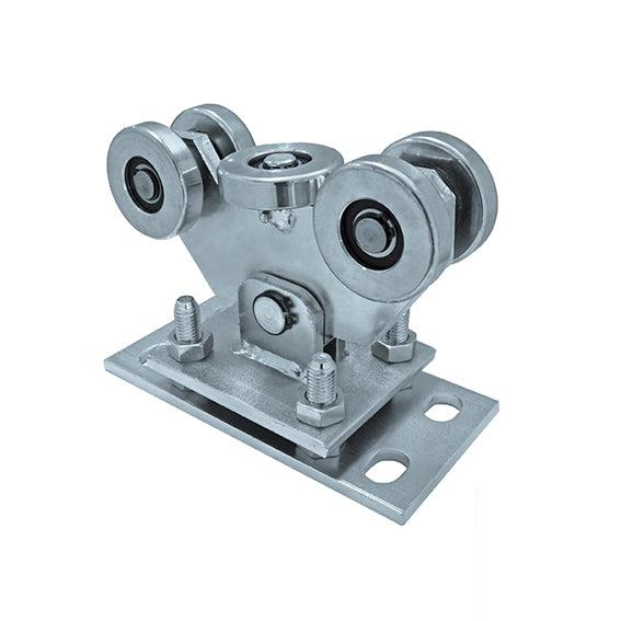 Úszókapu görgő Zn, profile 70x70mm