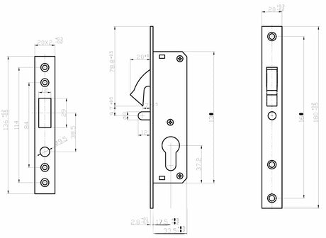 Toló/úszókapu kampós zár AISI304