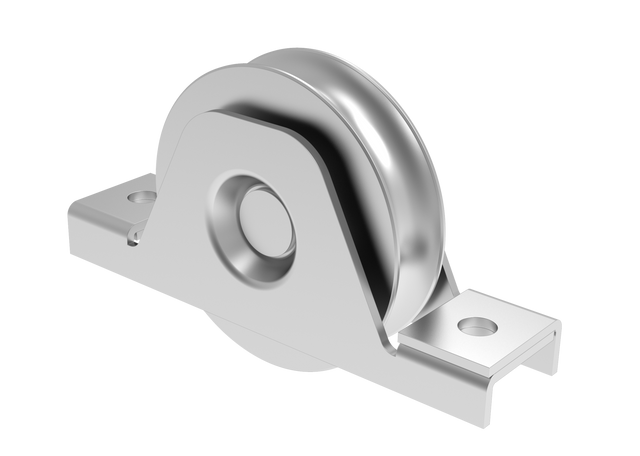 Tolókapu süllyesztett görgő-d16mm Zn, D100mm