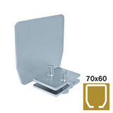 Profil véglezáró Zn, profile 70x60mm