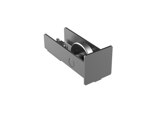 Felfutó görgő, 80x80, antracit