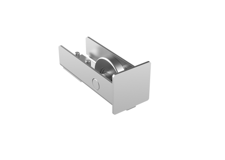 Felfutó görgő, Zn, profile 80x80,