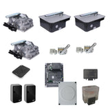 Nice földalatti meghajtó kétszárnyú kapuhoz, fotocellákkal szerelve