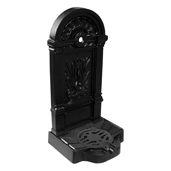 Szürkeöntvény állókút 355x305, h695mm, fekete alap