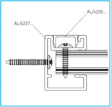 Alumínium kerítés kitöltése 17x107-6000mm