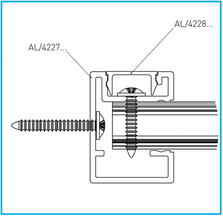 Alumínium kerítés kitöltése 17x107-6000mm