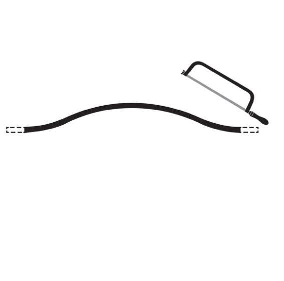 Napóleon ív P/002-30x5, p200, L1810-2400mm