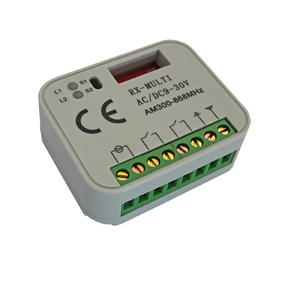 Univerzális 2 csatornás rádiókártya-fix/ugró kód f