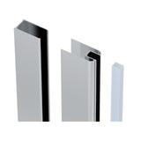 Aluminium U profile aqua stop