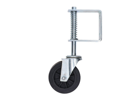 Lengőkapu alsó kerék, rugóval