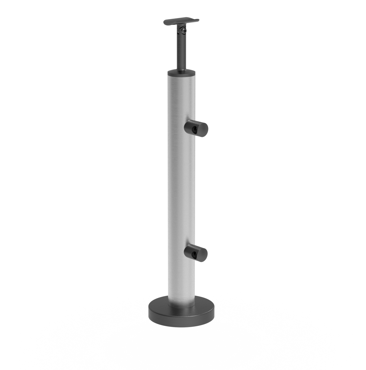 Felső rögzítésű oszlop pálcás korláthoz