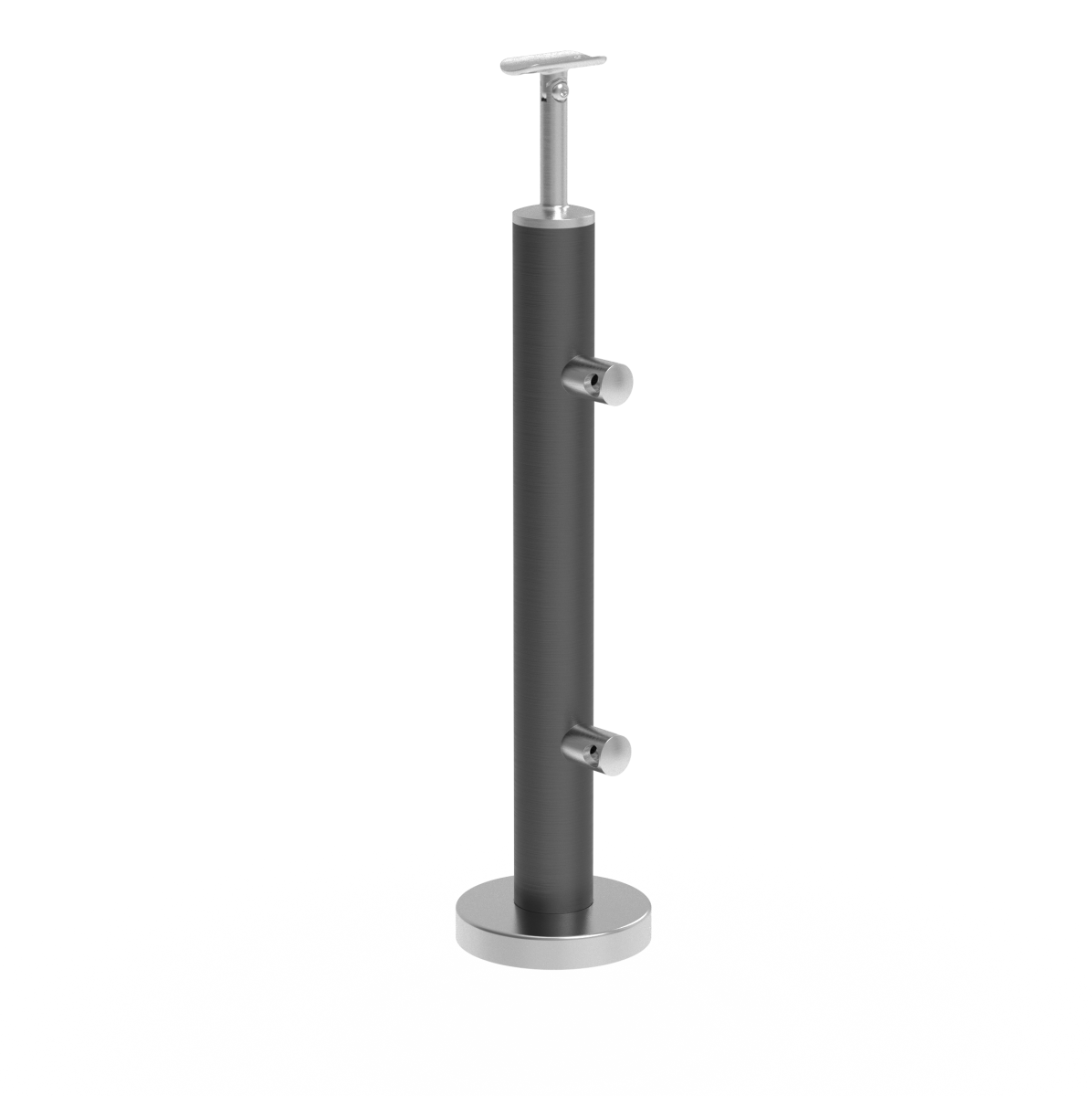 Felső rögzítésű oszlop pálcás korláthoz