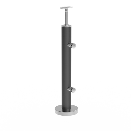 Felső rögzítésű oszlop pálcás korláthoz