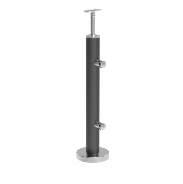 Felső rögzítésű oszlop pálcás korláthoz