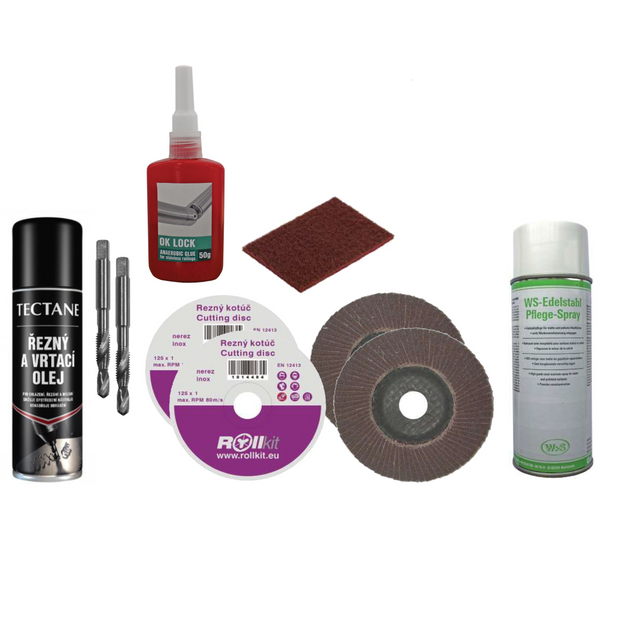 Szerelőkészlet rozsdamentes acél korláthoz