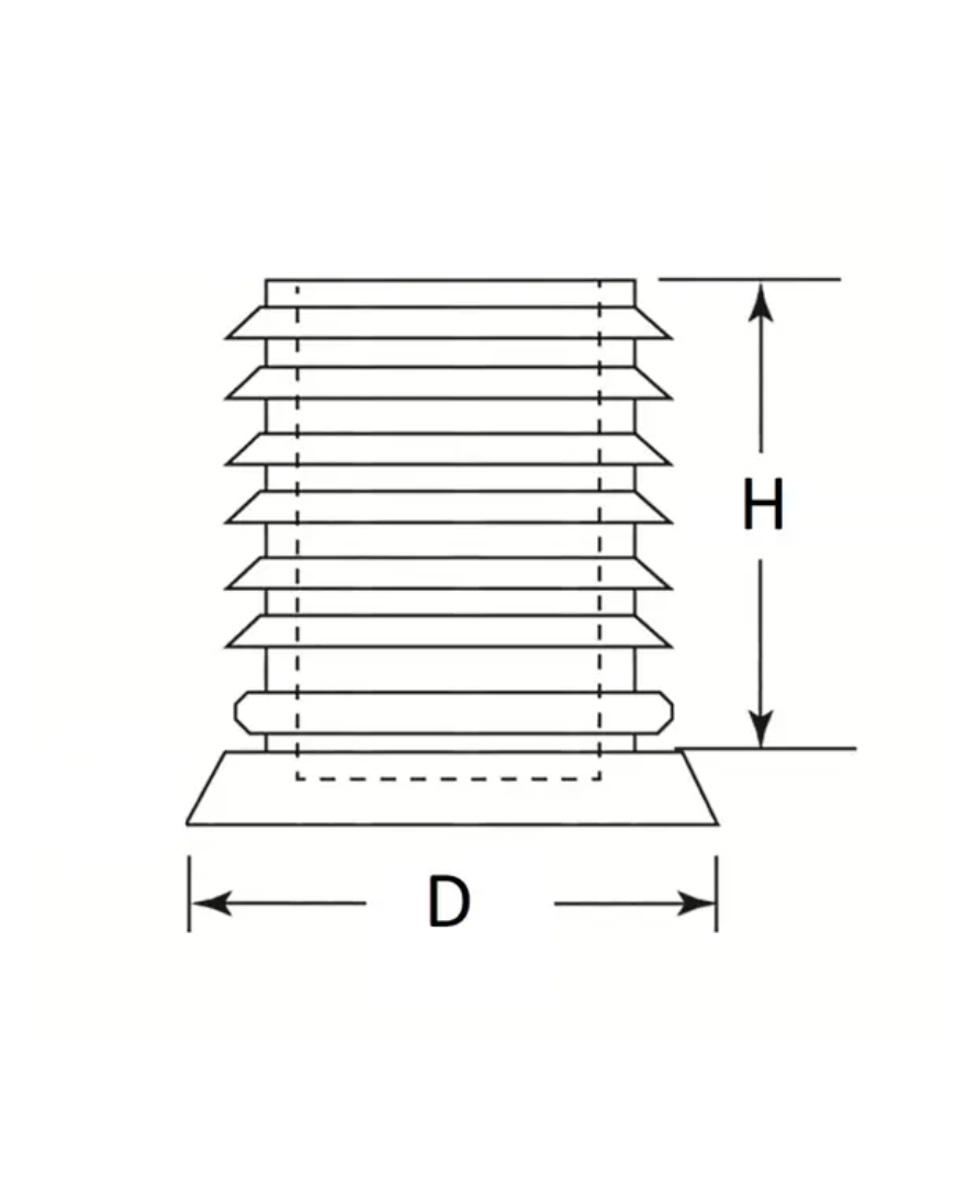 Műanyag csőtoldóelem beolvasztot M10 belsőmenettel