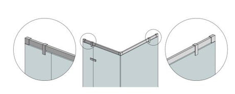 Rozsdamentes támrúdvég-síküveghez