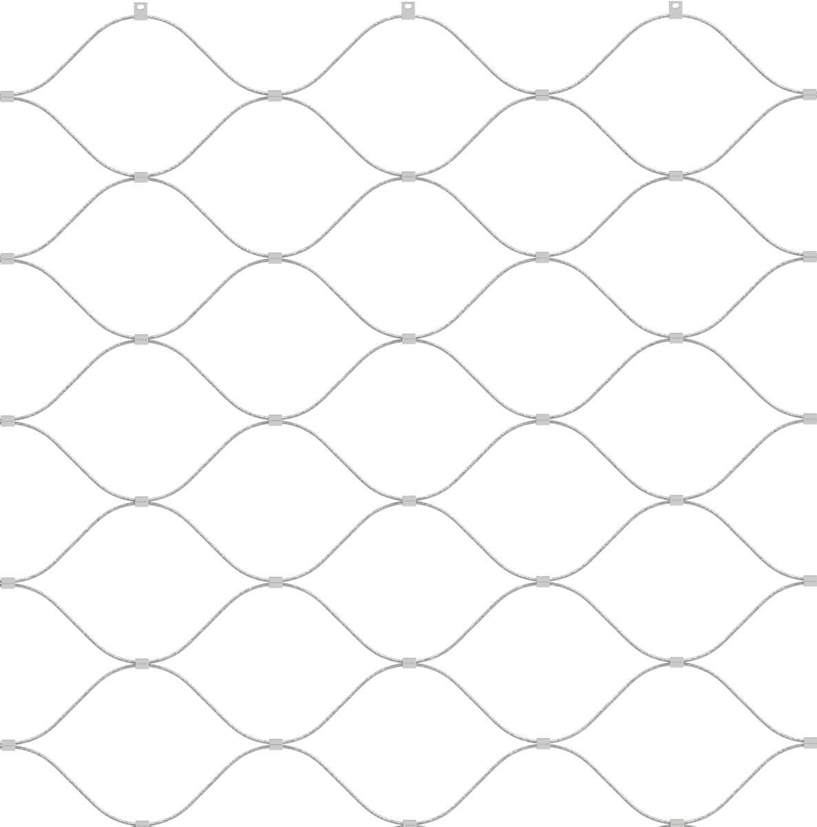 Saválló sodronyháló korlátra