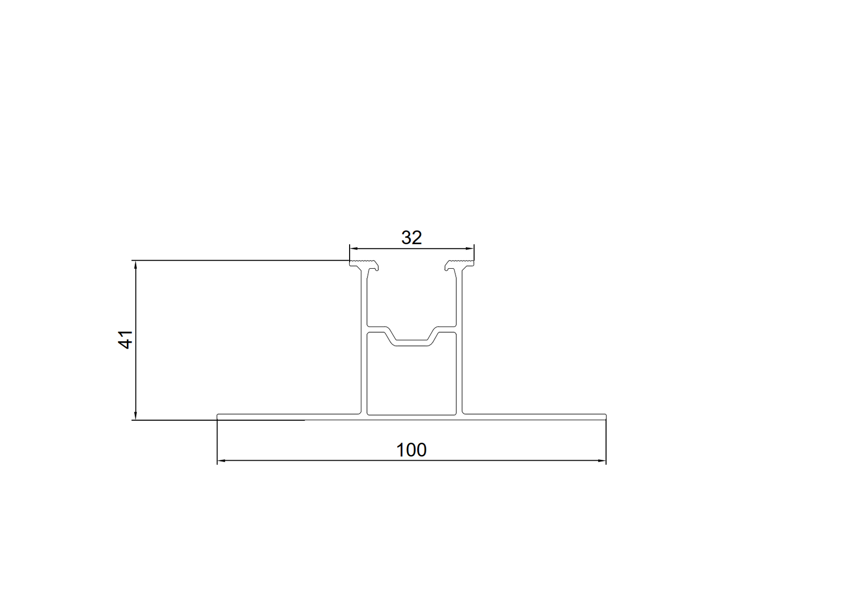 Szerelősín R41-2-2900mm