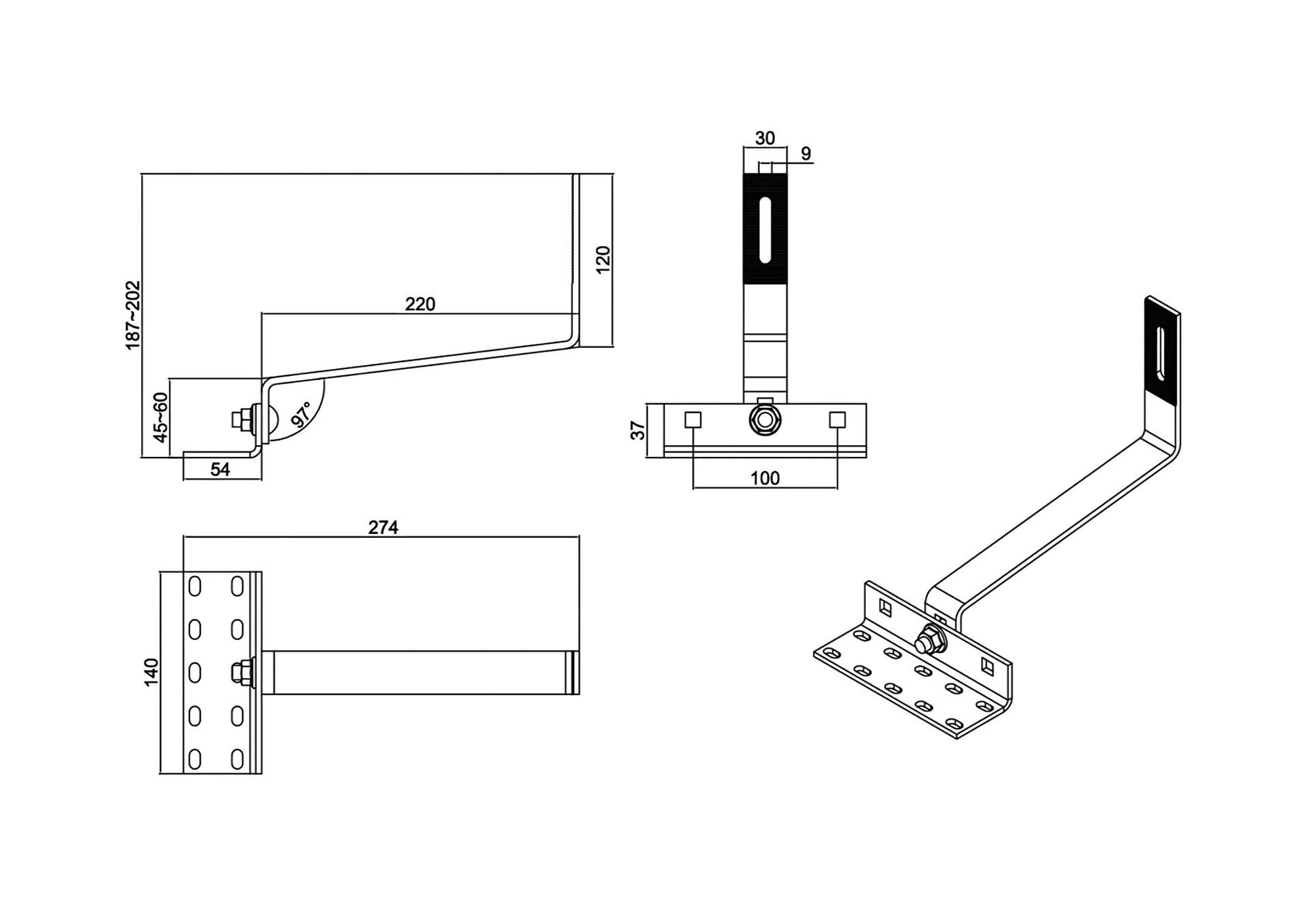 Rozsdamentes kampó nem állítható