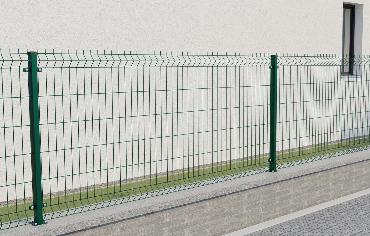 Oszlop 60x40mm talppal ZnPVC 1200mm zöld