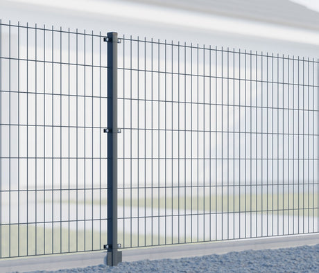 Oszlop 60x40mm ZnPVC 2000mm antracit