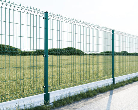 Horganyzott oszlop 60x40mm PVC sapkával, 1800mm - Zöld RAL 6005