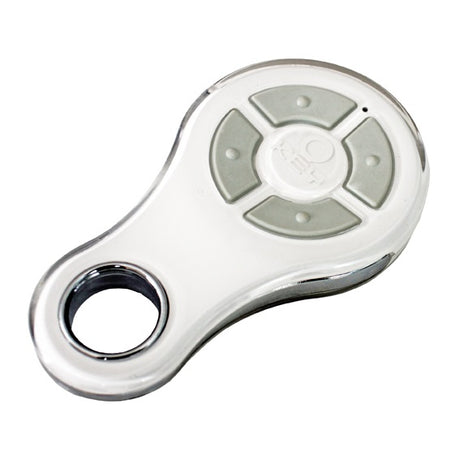 Távirányító Key fehér rolling code, 4CH, 433,92MHz