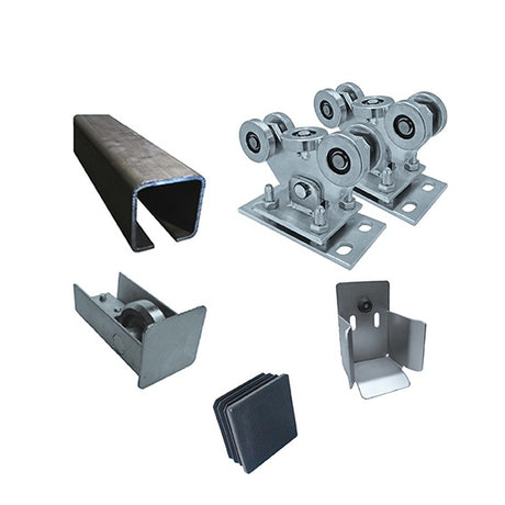 Úszkapu garnitúra 5,5m-ig. Fe, 80x80mm