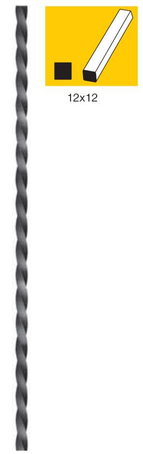 Pálca h1000, 12x12mm