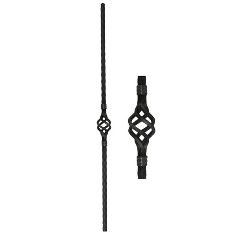 Mángorolt korlápálca h900, b58mm, P/035A-12x12