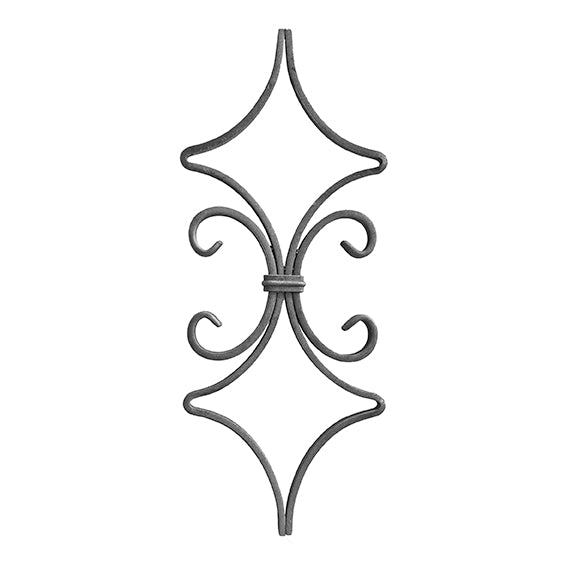 Korlátpálca h420, b165, 12x6mm