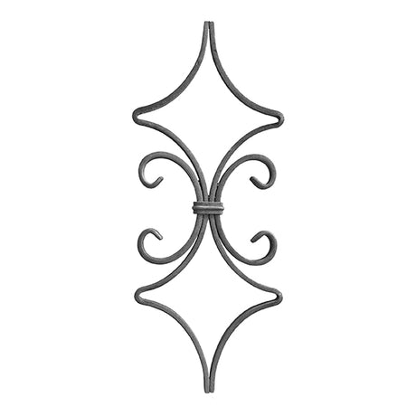 Korlátpálca h420, b165, 12x6mm