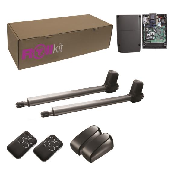 ROLLKIT hajtás kétszárnyú kapuhoz, készlet fotocellákkal