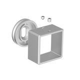 Falibekötő zártszelvény kapaszkodóhoz