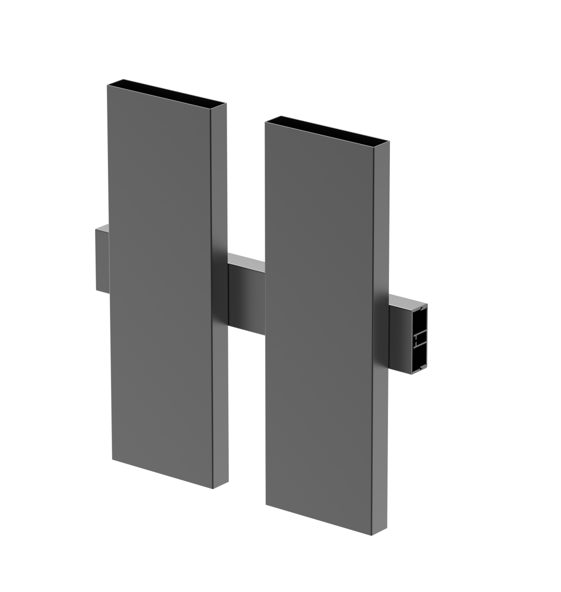 Alumínium U-adapter 45x20-6000mm N