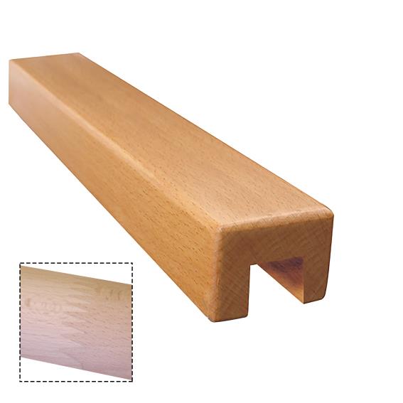 Bükkfa nútoskapaszkodó üvegkorlátra