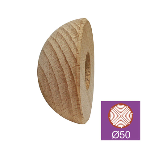 Natúr BÜKK karfa félgömbvéglezáró